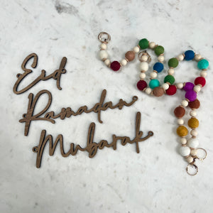 Ramadan & Eid Garland - Kids’ Colored Felt