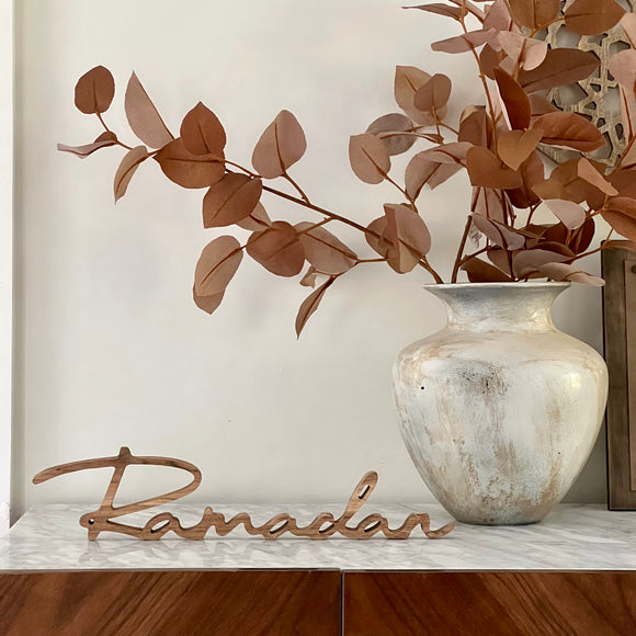 Ramadan Table Sign