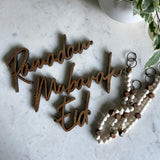 Ramadan & Eid Garland - Wood