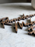 Ramadan & Eid Garland - Wood